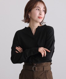 ElegChic | スキッパ―ラウンドヘムプルオーバー(Tシャツ/カットソー)