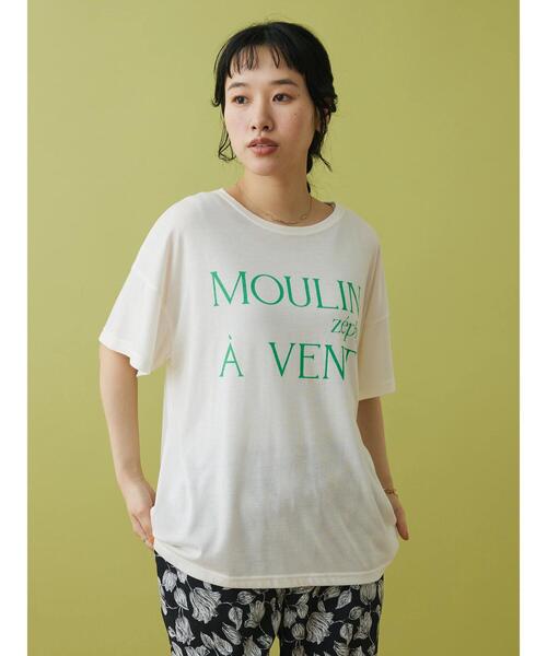 CRAFT STANDARD BOUTIQUE（クラフトスタンダードブティック）の「シアーロゴTee（Tシャツ/カットソー・レディース・イエロー/ホワイト/グリーン/チャコールグレー・FREE）」の21枚目の写真