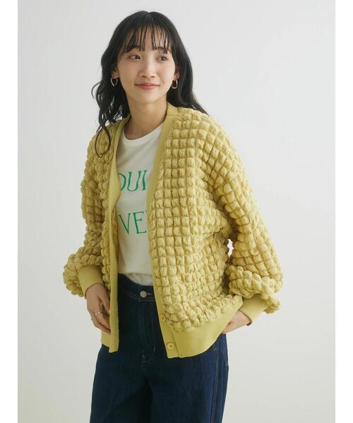 CRAFT STANDARD BOUTIQUE（クラフトスタンダードブティック）の「シアーロゴTee（Tシャツ/カットソー・レディース・イエロー/ホワイト/グリーン/チャコールグレー・FREE）」の6枚目の写真