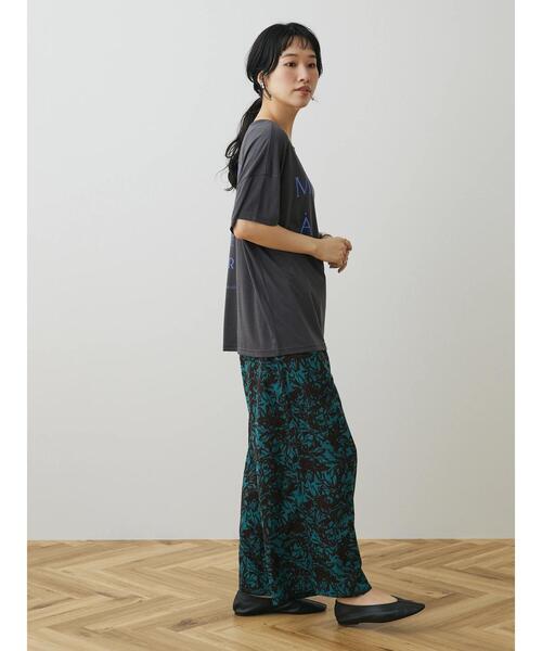 CRAFT STANDARD BOUTIQUE（クラフトスタンダードブティック）の「シアーロゴTee（Tシャツ/カットソー・レディース・イエロー/ホワイト/グリーン/チャコールグレー・FREE）」の7枚目の写真