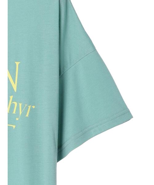 CRAFT STANDARD BOUTIQUE（クラフトスタンダードブティック）の「シアーロゴTee（Tシャツ/カットソー・レディース・イエロー/ホワイト/グリーン/チャコールグレー・FREE）」の8枚目の写真