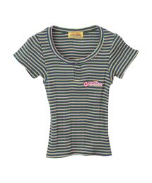 HYSTERIC GLAMOUR | WRAPPED HEART LOGO刺繍 チビTシャツ(Tシャツ/カットソー)