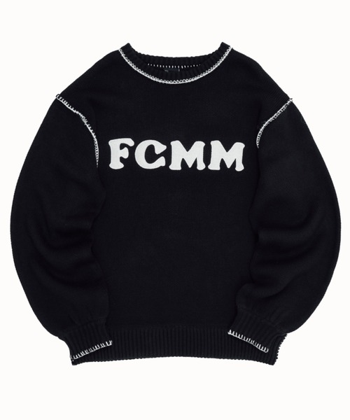 FCMM(エフシーエムエム)の「【日本限定アイテム】STITCHED KNIT SWEATER/ステッチニットセーター(ニット/セーター・メンズ・ブラック/マスタード/グレー・LARGE/MEDIUM)」の7枚目の写真