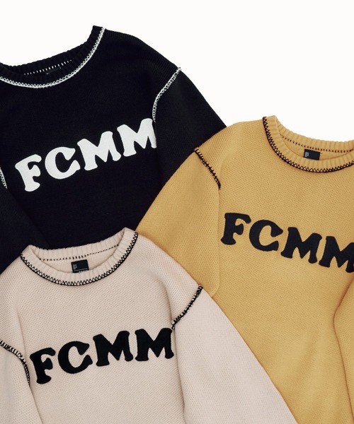 FCMM(エフシーエムエム)の「【日本限定アイテム】STITCHED KNIT SWEATER/ステッチニットセーター(ニット/セーター・メンズ・ブラック/マスタード/グレー・LARGE/MEDIUM)」の8枚目の写真