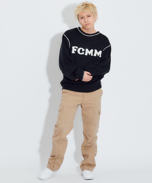 FCMM(エフシーエムエム)の「【日本限定アイテム】STITCHED KNIT SWEATER/ステッチニットセーター(ニット/セーター・メンズ・ブラック/マスタード/グレー・LARGE/MEDIUM)」の12枚目の写真