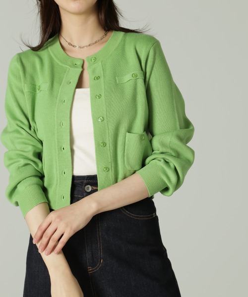 ポケット付きニットカーディガン（カーディガン/ボレロ）｜FREE'S MART