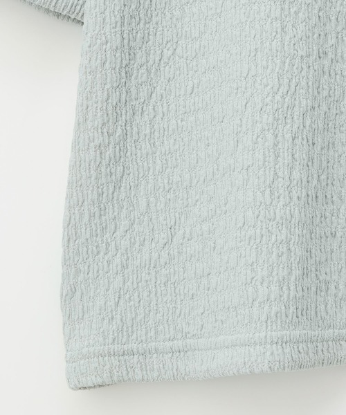 Honeys（ハニーズ）の「ボリューム袖ぽこぽこトップス（Tシャツ/カットソー・レディース・アイボリー/グレイッシュベージュ/ブラック/ミント・S/M/L/LL）」の8枚目の写真