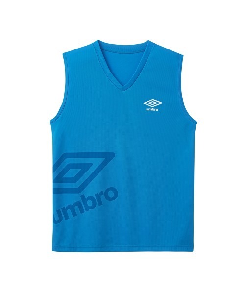 UMBRO（アンブロ）の「umbro/アンブロ Vネックスリーブレス ビッグロゴ メッシュ 吸汗速乾（その他アンダーウェア/インナー・メンズ・ターコイズブルー/ブルー/ホワイト・MEDIUM/LARGE）」の3枚目の写真