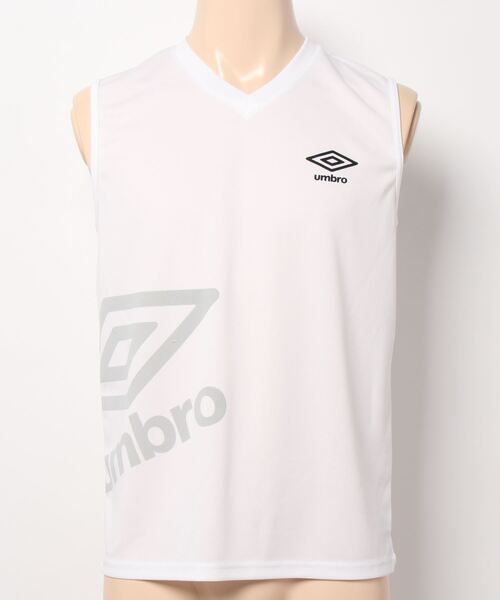 UMBRO（アンブロ）の「umbro/アンブロ Vネックスリーブレス ビッグロゴ メッシュ 吸汗速乾（その他アンダーウェア/インナー・メンズ・ターコイズブルー/ブルー/ホワイト・MEDIUM/LARGE）」の12枚目の写真