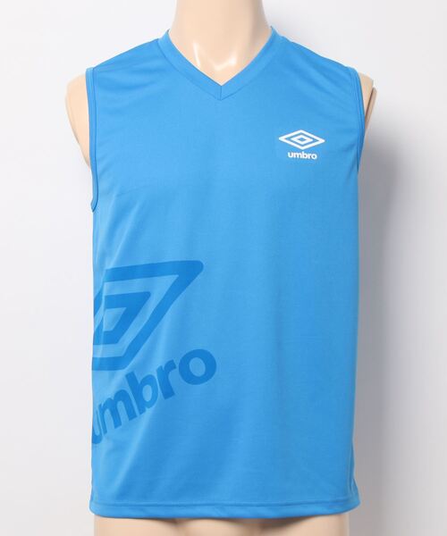 UMBRO（アンブロ）の「umbro/アンブロ Vネックスリーブレス ビッグロゴ メッシュ 吸汗速乾（その他アンダーウェア/インナー・メンズ・ターコイズブルー/ブルー/ホワイト・MEDIUM/LARGE）」の13枚目の写真