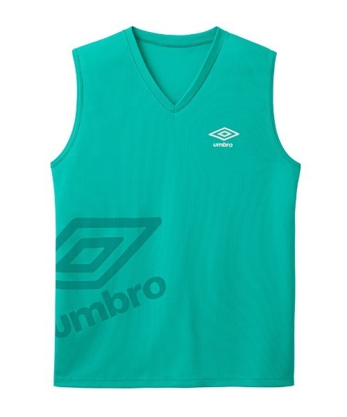 UMBRO（アンブロ）の「umbro/アンブロ Vネックスリーブレス ビッグロゴ メッシュ 吸汗速乾（その他アンダーウェア/インナー・メンズ・ターコイズブルー/ブルー/ホワイト・MEDIUM/LARGE）」の9枚目の写真
