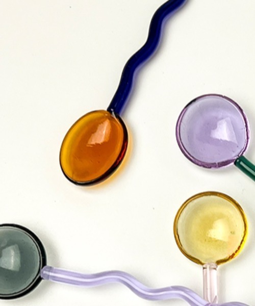 【英国】ビクトリアンのコンディメントセット　専用スプーン / ガラスライナー カランダッシュ エクリドール ビクトリアン