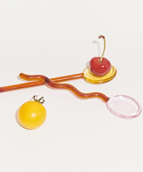 Made in I（メイドインアイ）の「クリアガラススプーン（カトラリー・レディース・ブルー/ピンク/パープル/イエロー/オレンジ・FREE）」の7枚目の写真