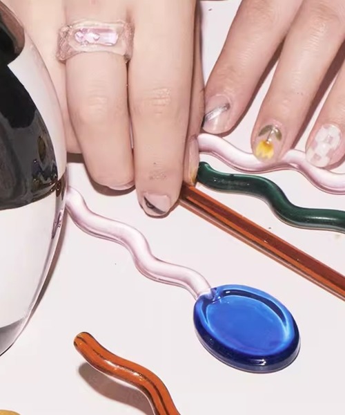 Made in I（メイドインアイ）の「クリアガラススプーン（カトラリー・レディース・ブルー/ピンク/パープル/イエロー/オレンジ・FREE）」の16枚目の写真