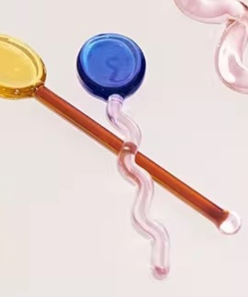 Made in I（メイドインアイ）の「クリアガラススプーン（カトラリー・レディース・ブルー/ピンク/パープル/イエロー/オレンジ・FREE）」の17枚目の写真