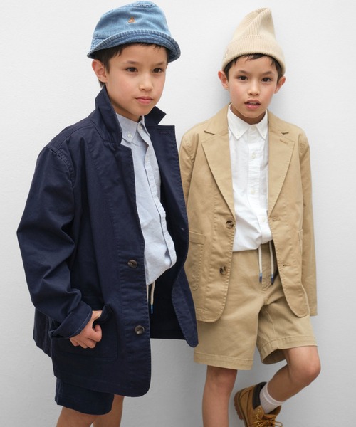 GAP(ギャップ)の「カーキ ブレザー・ジャケット (キッズ)(テーラードジャケット・キッズ・ベージュ/ネイビー・S/M/XL/L/XXL)」の6枚目の写真