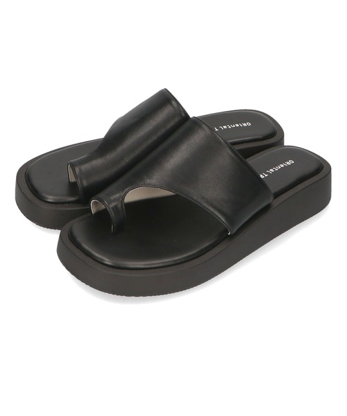  SLIPPER ブラック トングサンダル trippen SALE！トリッペン トングサンダル レディースオフセット