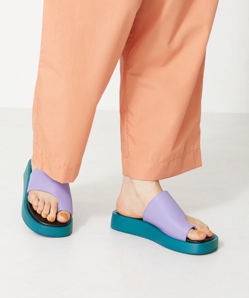 ORiental TRaffic(オリエンタルトラフィック)の「■厚底トングサンダル/31241(サンダル・レディース・ブラック/ベージュ/パープル・SS/S/M/L/LL/3L)」の21枚目の写真