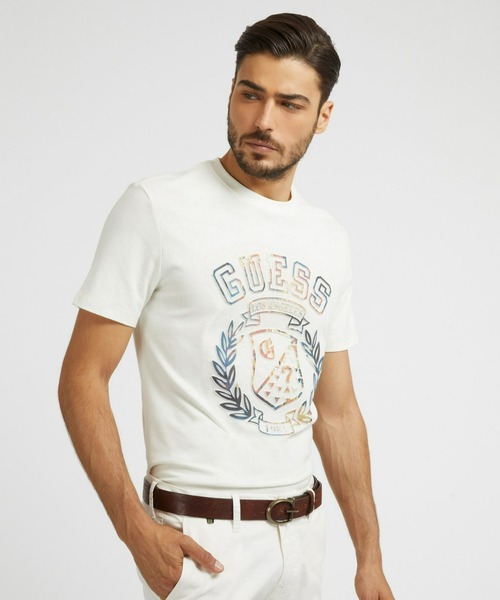 Guess（ゲス）の「Didim Tee（Tシャツ/カットソー・メンズ・ホワイト/ブラック/グレー・MEDIUM/LARGE/X-LARGE/SMALL）」の2枚目の写真