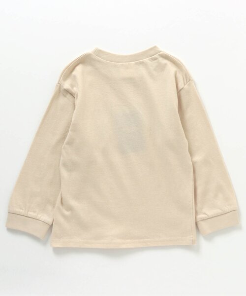 BREEZE（ブリーズ）の「【WEB限定】カラバリプリント長袖Tシャツ（Tシャツ/カットソー・キッズ・オレンジ/オフホワイト/カーキ/サックスブルー/ラベンダー/チャコール/グレー/ブラウン/イエロー・140/120/100/130/110/90/80）」の17枚目の写真