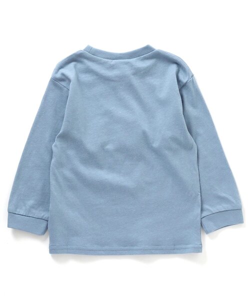 BREEZE（ブリーズ）の「【WEB限定】カラバリプリント長袖Tシャツ（Tシャツ/カットソー・キッズ・オレンジ/オフホワイト/カーキ/サックスブルー/ラベンダー/チャコール/グレー/ブラウン/イエロー・140/120/100/130/110/90/80）」の14枚目の写真