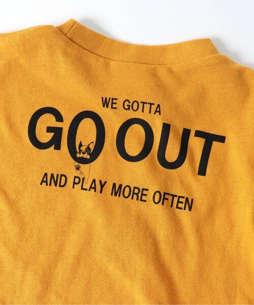 BREEZE（ブリーズ）の「【WEB限定】カラバリプリント長袖Tシャツ（Tシャツ/カットソー・キッズ・オレンジ/オフホワイト/カーキ/サックスブルー/ラベンダー/チャコール/グレー/ブラウン/イエロー・140/120/100/130/110/90/80）」の10枚目の写真