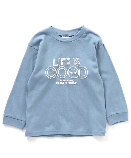 BREEZE（ブリーズ）の「【WEB限定】カラバリプリント長袖Tシャツ（Tシャツ/カットソー・キッズ・オレンジ/オフホワイト/カーキ/サックスブルー/ラベンダー/チャコール/グレー/ブラウン/イエロー・140/120/100/130/110/90/80）」の11枚目の写真