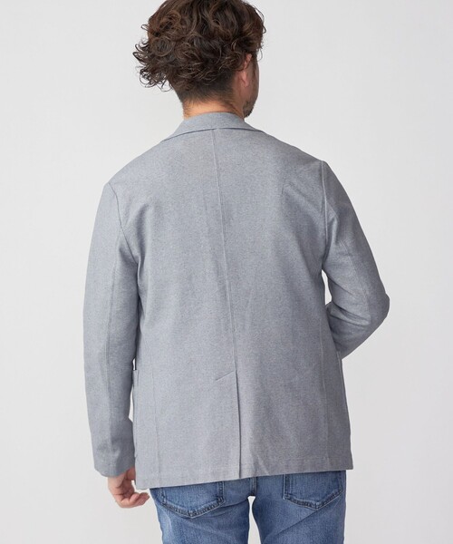 SHIPS（シップス）の「SHIPS:〈手洗い可能〉TEXBRID(R) バーズアイ ジャージー 2ボタン ジャケット（テーラードジャケット・メンズ・ネイビー/ロイヤルブルー/グレー・SMALL/MEDIUM/LARGE/X-LARGE）」の15枚目の写真