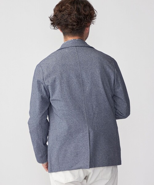 SHIPS（シップス）の「SHIPS:〈手洗い可能〉TEXBRID(R) バーズアイ ジャージー 2ボタン ジャケット（テーラードジャケット・メンズ・ネイビー/ロイヤルブルー/グレー・SMALL/MEDIUM/LARGE/X-LARGE）」の16枚目の写真
