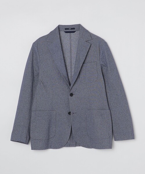 SHIPS（シップス）の「SHIPS:〈手洗い可能〉TEXBRID(R) バーズアイ ジャージー 2ボタン ジャケット（テーラードジャケット・メンズ・ネイビー/ロイヤルブルー/グレー・SMALL/MEDIUM/LARGE/X-LARGE）」の8枚目の写真