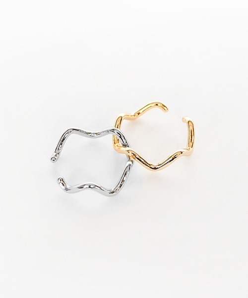 Casselini（キャセリーニ）の「Casselini(キャセリーニ)カラーなみなみイヤカフセット（イヤーカフ・レディース・ピンク/シルバー/ブルー・FREE）」の11枚目の写真