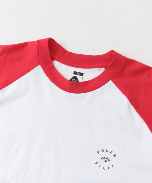 POLeR(ポーラー)の「POLeR EYE GAZER RAGLAN SLEEVE(Tシャツ/カットソー・メンズ・グリーン/レッド/ブラック・MEDIUM/LARGE)」の6枚目の写真