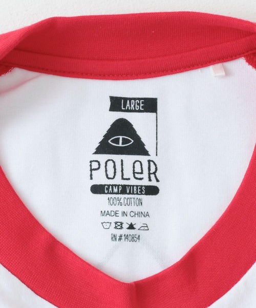 POLeR(ポーラー)の「POLeR EYE GAZER RAGLAN SLEEVE(Tシャツ/カットソー・メンズ・グリーン/レッド/ブラック・MEDIUM/LARGE)」の15枚目の写真