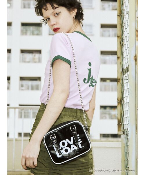 jouetie(ジュエティ)の「LOVE BOAT ミニマムボストン【コラボ】(ボストンバッグ・レディース・ブラック/ブルー/クリア・FREE)」の18枚目の写真