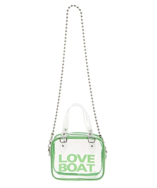 jouetie(ジュエティ)の「LOVE BOAT ミニマムボストン【コラボ】(ボストンバッグ・レディース・ブラック/ブルー/クリア・FREE)」の6枚目の写真