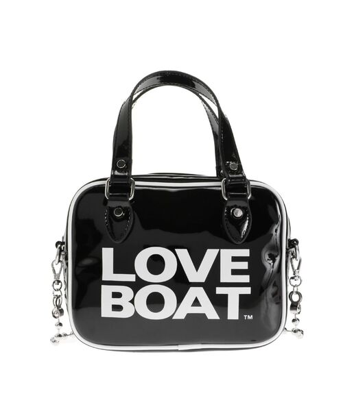 jouetie(ジュエティ)の「LOVE BOAT ミニマムボストン【コラボ】(ボストンバッグ・レディース・ブラック/ブルー/クリア・FREE)」の12枚目の写真