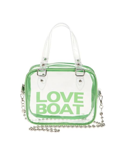 jouetie(ジュエティ)の「LOVE BOAT ミニマムボストン【コラボ】(ボストンバッグ・レディース・ブラック/ブルー/クリア・FREE)」の16枚目の写真