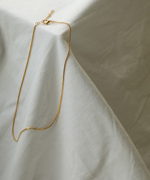 select MOCA（セレクトモカ）の「【ZOZO限定】スネークチェーンネックレス（ネックレス・レディース・シルバー/ゴールド・FREE）」の11枚目の写真