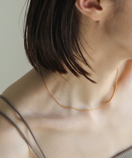 select MOCA（セレクトモカ）の「【ZOZO限定】スネークチェーンネックレス（ネックレス・レディース・シルバー/ゴールド・FREE）」の6枚目の写真