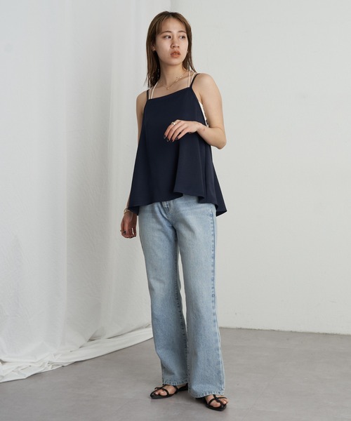 COLONY 2139（コロニートゥーワンスリーナイン）の「ナローストリングフラットサンダル（サンダル・レディース・ブラック/シルバー/グリーン・MEDIUM/SMALL/LARGE）」の14枚目の写真