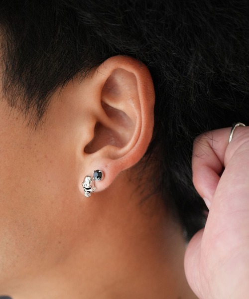 セール】アシンメトリー メンズ セット ピアス（ピアス（両耳用