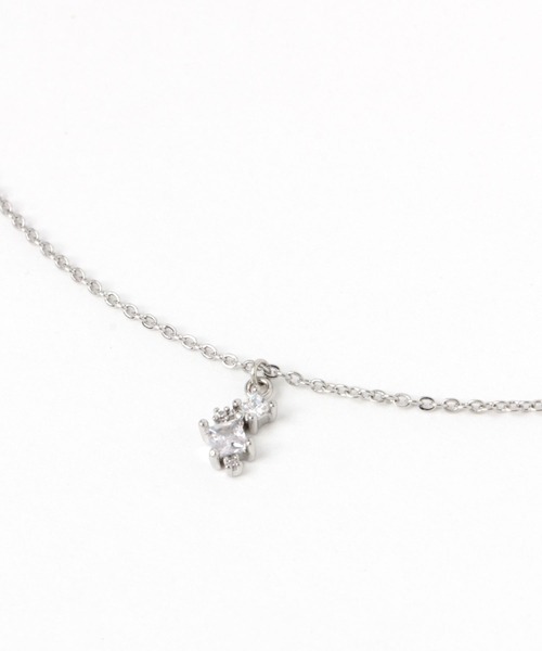 LAKOLE（ラコレ）の「2連ビジューネックレス / 190706（ネックレス・レディース・その他1/その他2・FREE）」の2枚目の写真