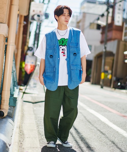 SPINNS（スピンズ）の「デニム フィッシングベスト（ベスト）」 - WEAR