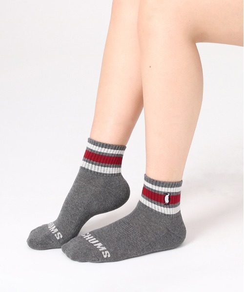 CHUMS（チャムス）の「【CHUMS】3P Border Crew Socks（ソックス/靴下・メンズ・その他・SMALL/MEDIUM）」の7枚目の写真