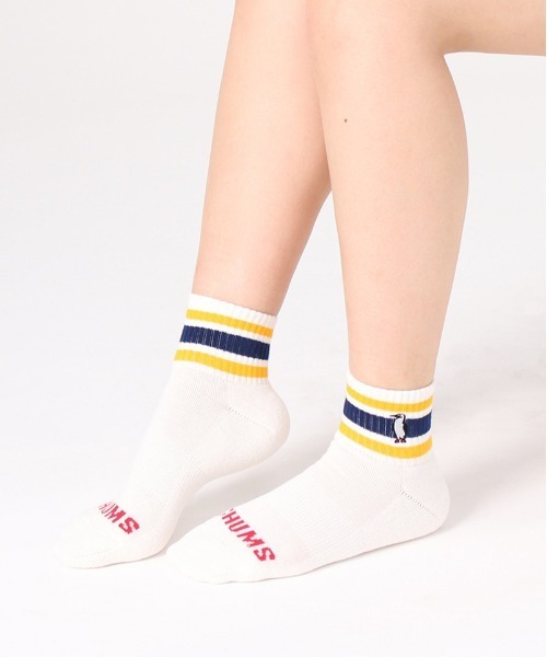 CHUMS（チャムス）の「【CHUMS】3P Border Crew Socks（ソックス/靴下・メンズ・その他・SMALL/MEDIUM）」の6枚目の写真