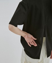 SALON adam et rope' | 【WEB限定】【接触冷感・吸水速乾】バックスリットシアーTシャツ(Tシャツ/カットソー)