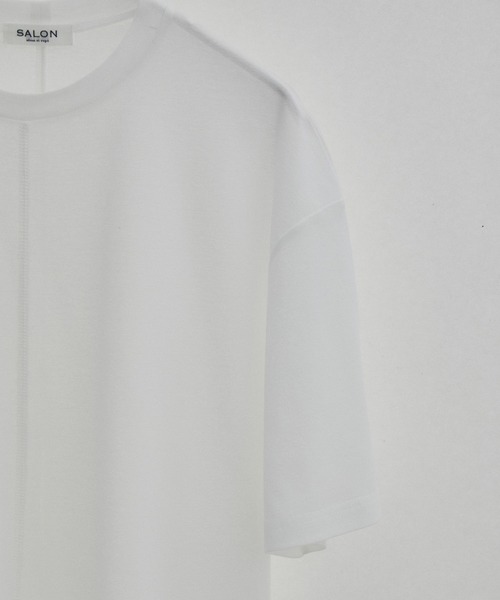 SALON adam et rope'(サロン アダム エ ロペ)の「【WEB限定】【接触冷感・吸水速乾】バックスリットシアーTシャツ(Tシャツ/カットソー・レディース・ブラック/オフホワイト/ライトグリーン・FREE)」の6枚目の写真