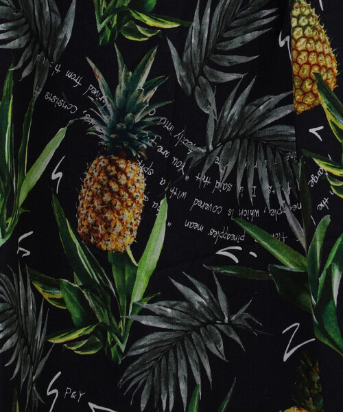 Purple&Yellow(パープルアンドイエロー)の「レーヨン アロハギャザースカート(スカート・レディース・イエロー/ブラック・FREE)」の11枚目の写真