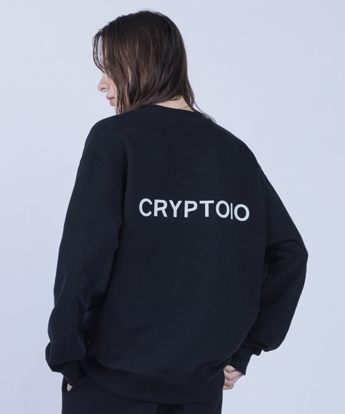 CRYPTOIO(クリプトアイオ)の「【CRYPTOIO 】BS エッセンシャル オーバーフィット クルーネック / CRYPTOIO BS ESSENTIAL OVER FIT CREW NECK(スウェット・メンズ・ブラック/クリーム/セージグリーン・MEDIUM/LARGE/X-LARGE)」の9枚目の写真