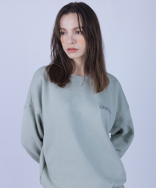 CRYPTOIO(クリプトアイオ)の「【CRYPTOIO 】BS エッセンシャル オーバーフィット クルーネック / CRYPTOIO BS ESSENTIAL OVER FIT CREW NECK(スウェット・メンズ・ブラック/クリーム/セージグリーン・MEDIUM/LARGE/X-LARGE)」の18枚目の写真